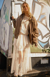 Oversized Bomber Jacket